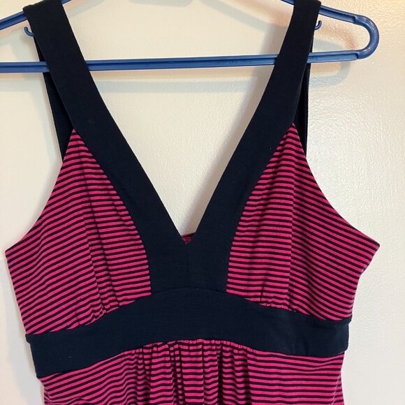 Garage Striped Pink Dress Women's Size Medium - Picture 2 of 6